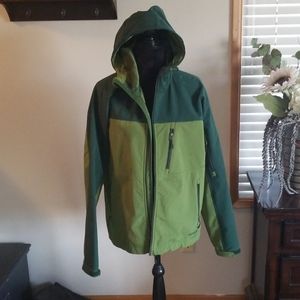 Green Fleece Lined Winter Jacket Mens M